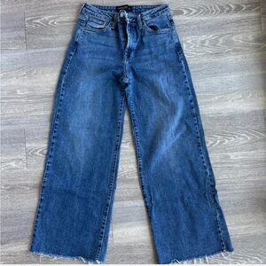 JBD // Just Black Denim Mid-Rise Wide Leg Jeans